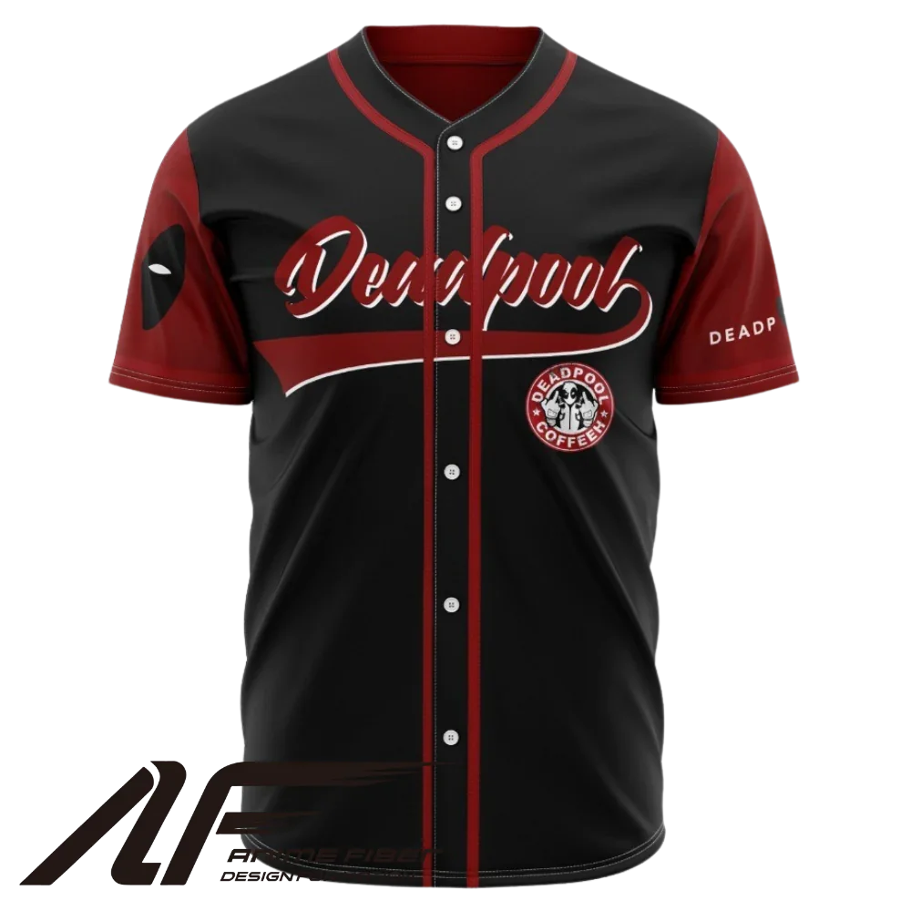 Deadpool V3 Baseball Jersey | Marvel Jersey - ANIME FIBER