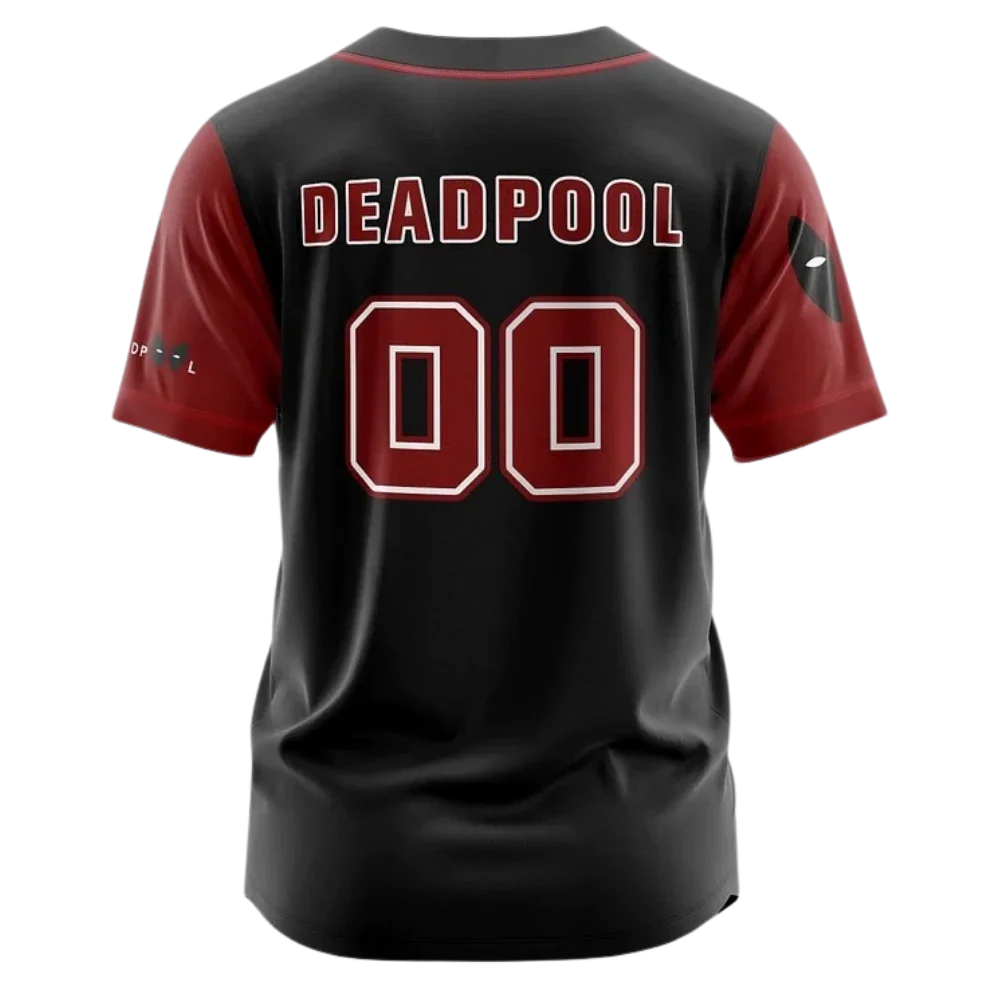 Deadpool V3 Baseball Jersey | Marvel Jersey - ANIME FIBER