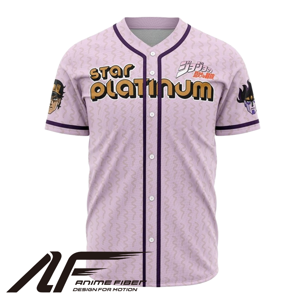 Star Platinum Baseball Jersey | JoJo’s Bizarre Adventure Anime Jersey