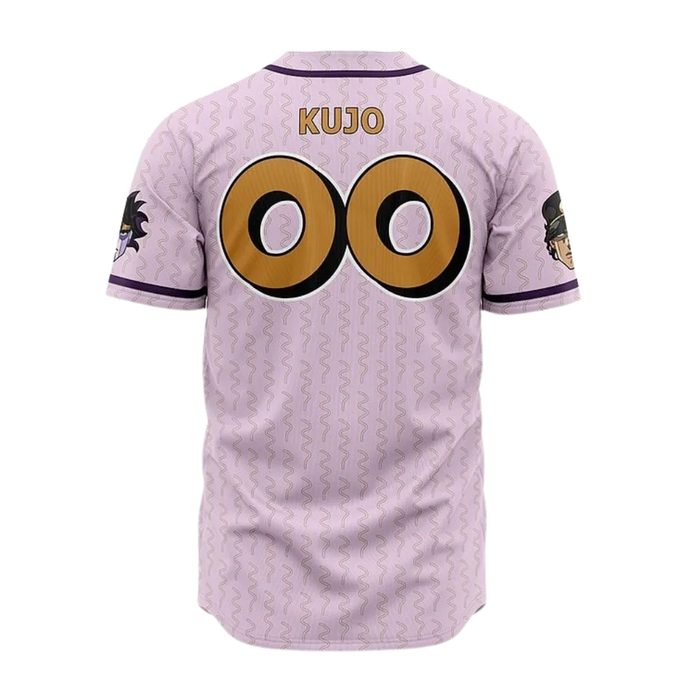Star Platinum Baseball Jersey | JoJo’s Bizarre Adventure Anime Jersey - ANIME FIBER