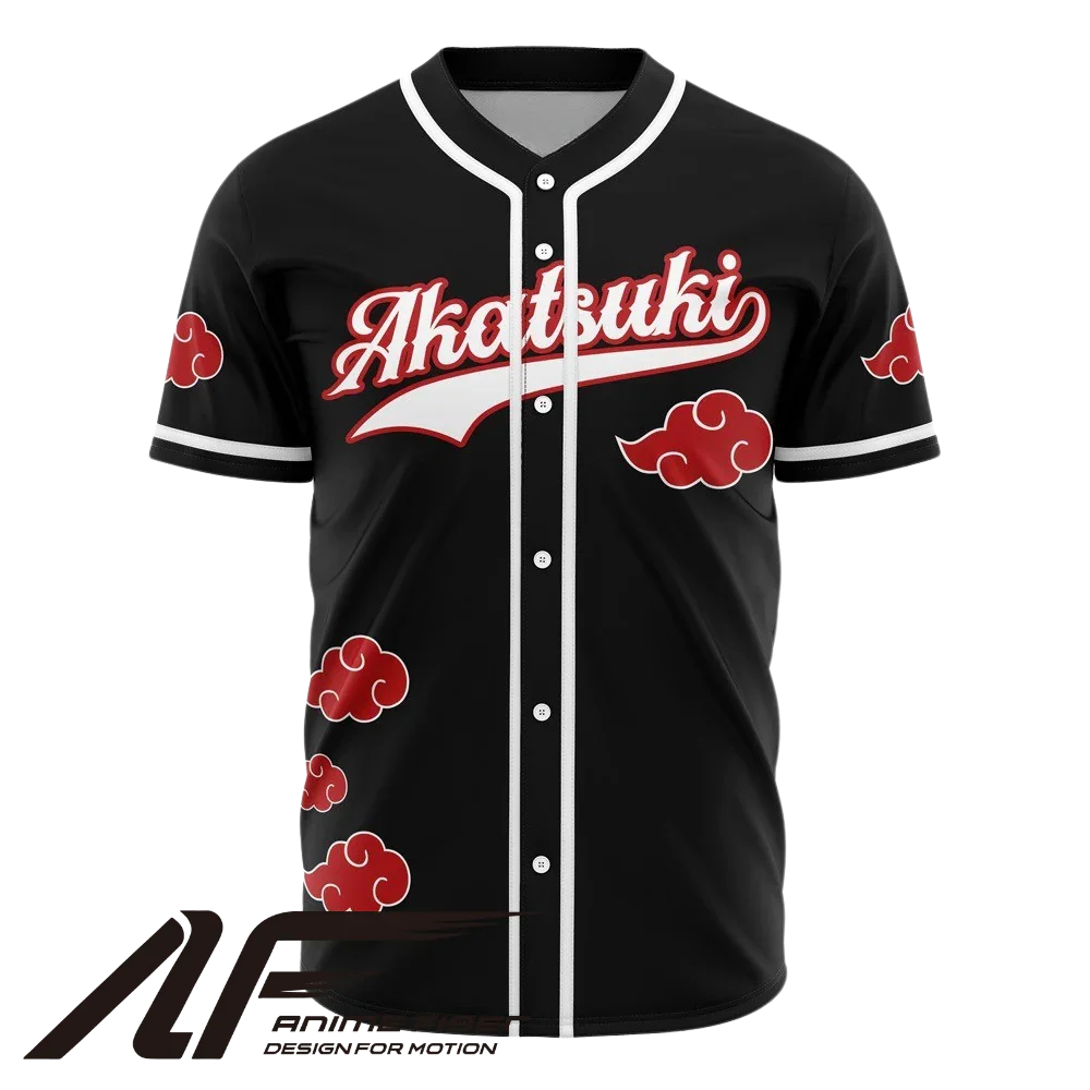 Akatsuki Baseball Jersey | Naruto Anime Jersey - ANIME FIBER
