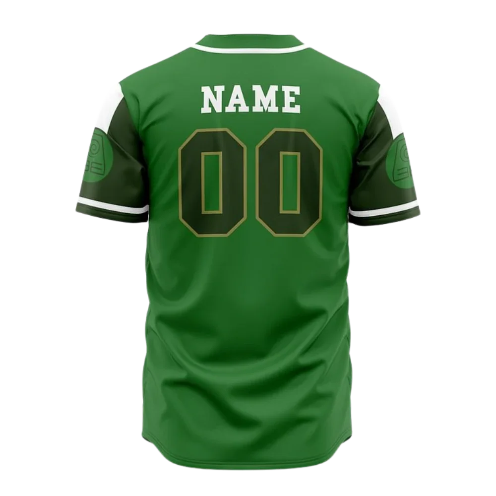 Earthbender Baseball Jersey | Avatar Jersey - ANIME FIBER
