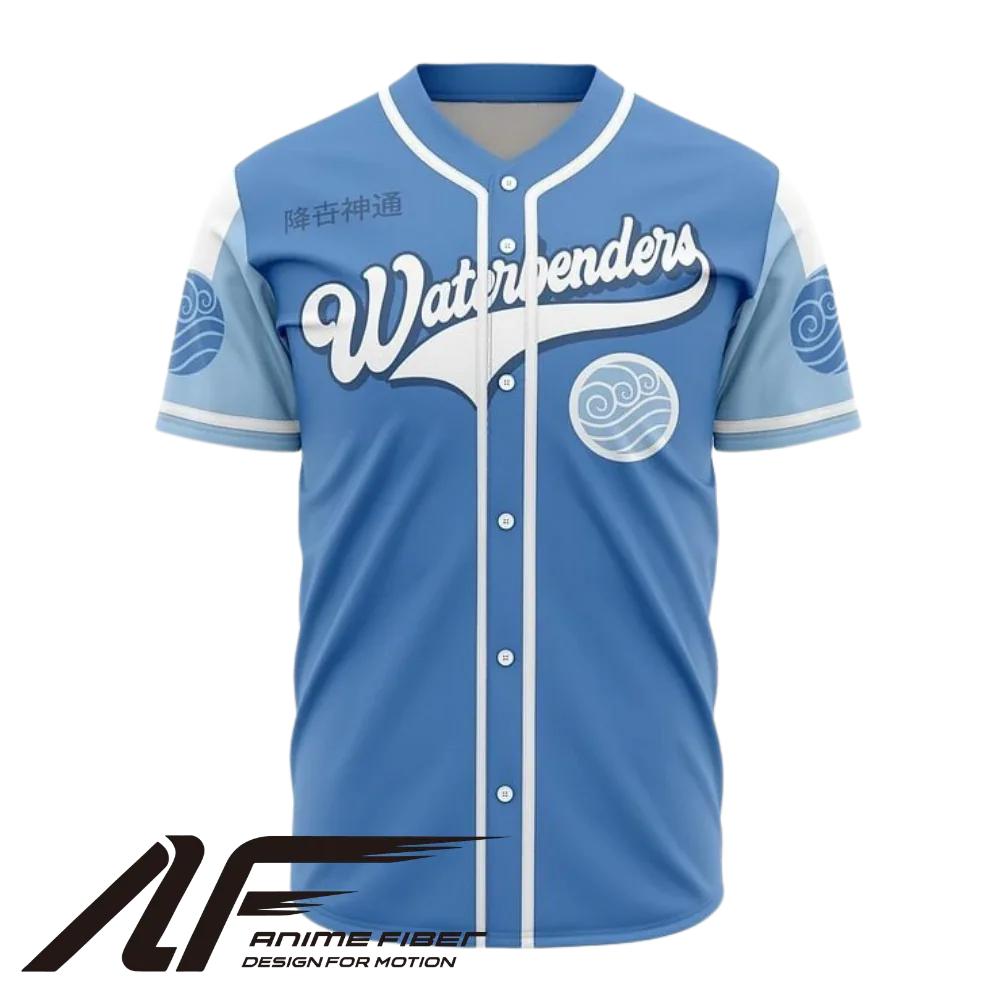 Waterbender Baseball Jersey | Avatar Jersey - ANIME FIBER