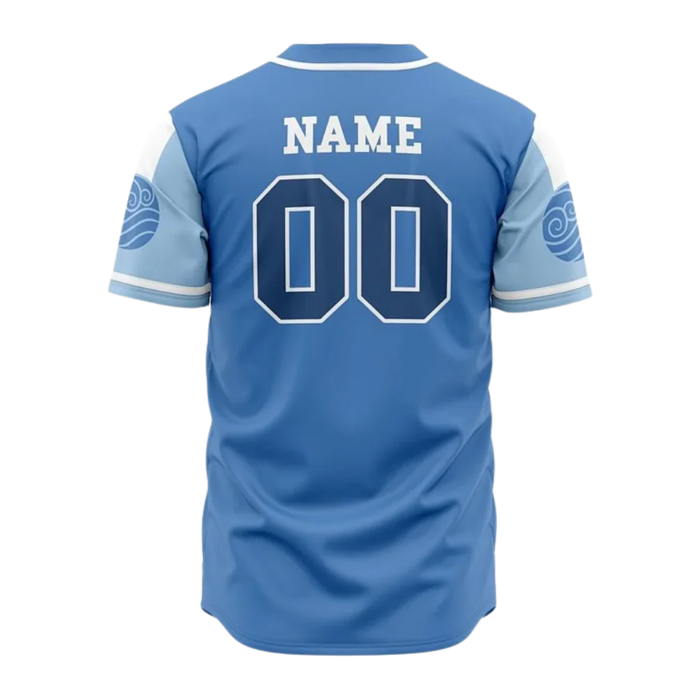 Waterbender Baseball Jersey | Avatar Jersey - ANIME FIBER