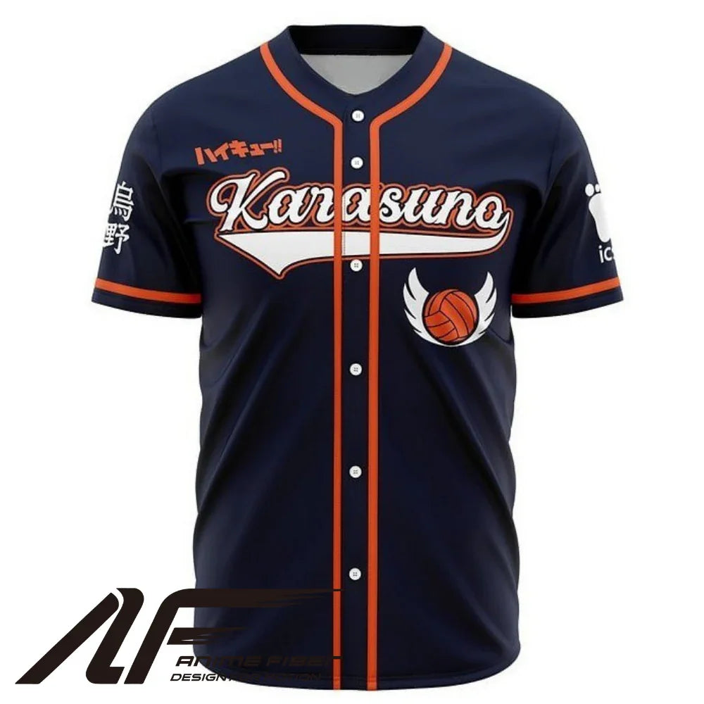 Karasuno Baseball Jersey | Haikyuu Anime Jersey - ANIME FIBER