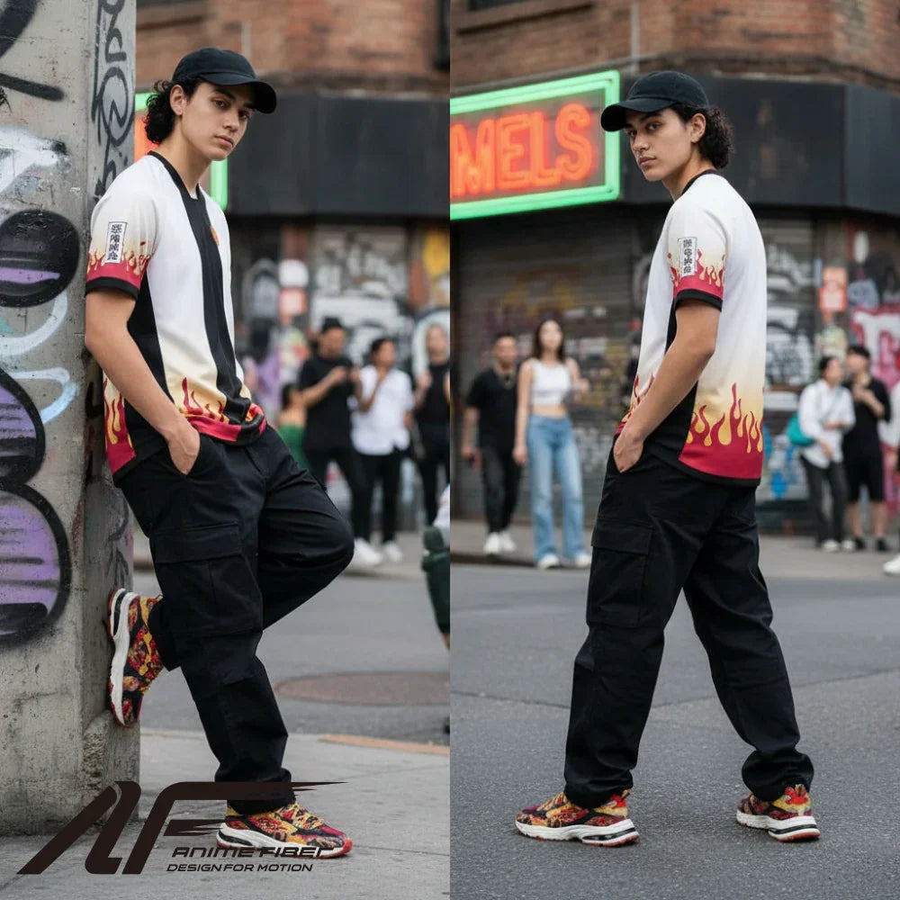 Kyojuro Rengoku Jersey | Demon Slayer Anime Jersey - ANIME FIBER