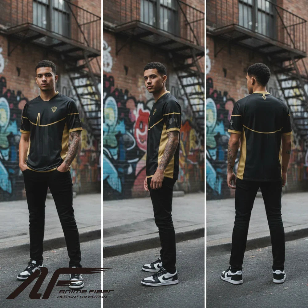 Black Bulls Jersey | Black Clover Anime Jersey - ANIME FIBER