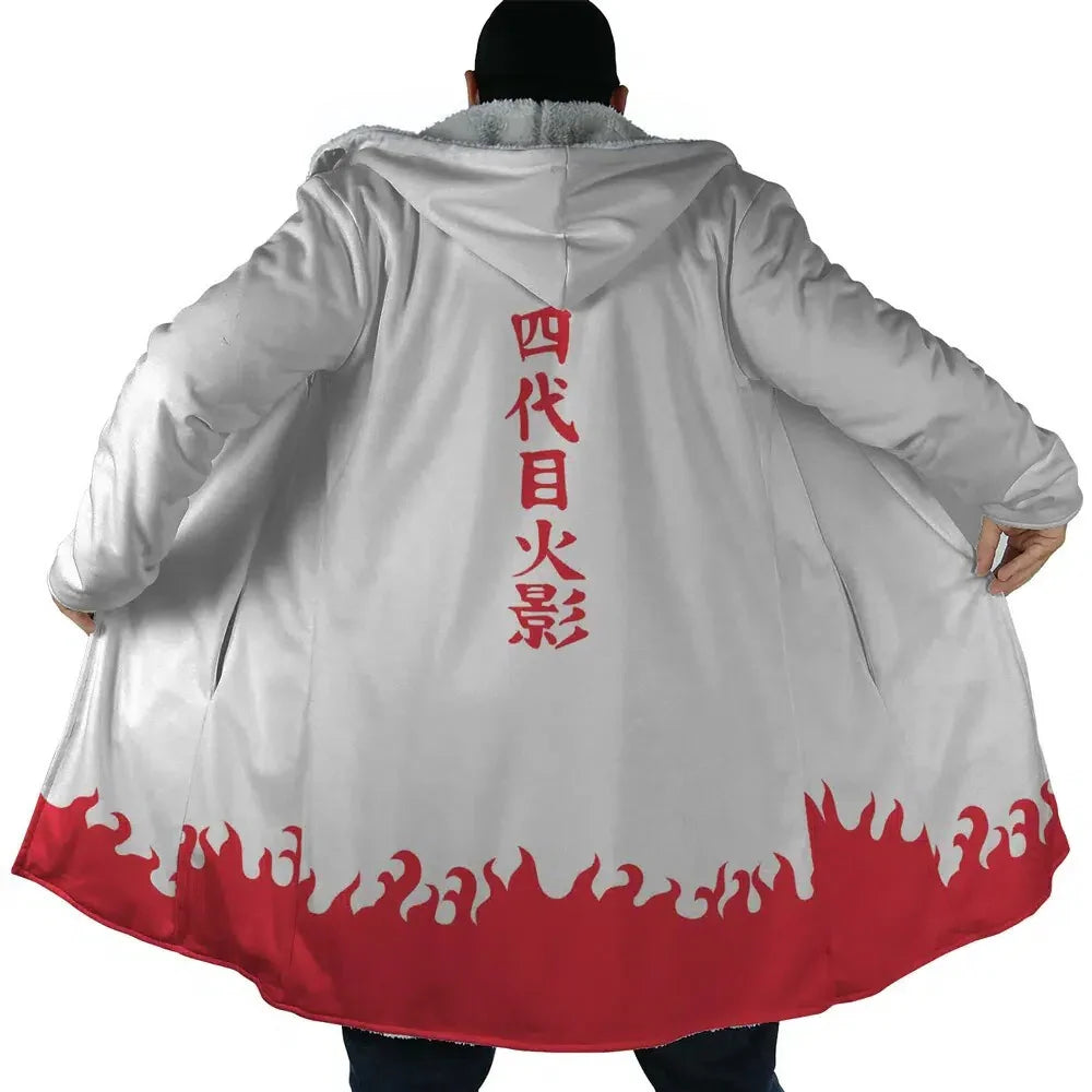 Naruto Shippuden Minato Namikaze Anime Hoodie Coat | Dream Cloak - ANIME FIBER