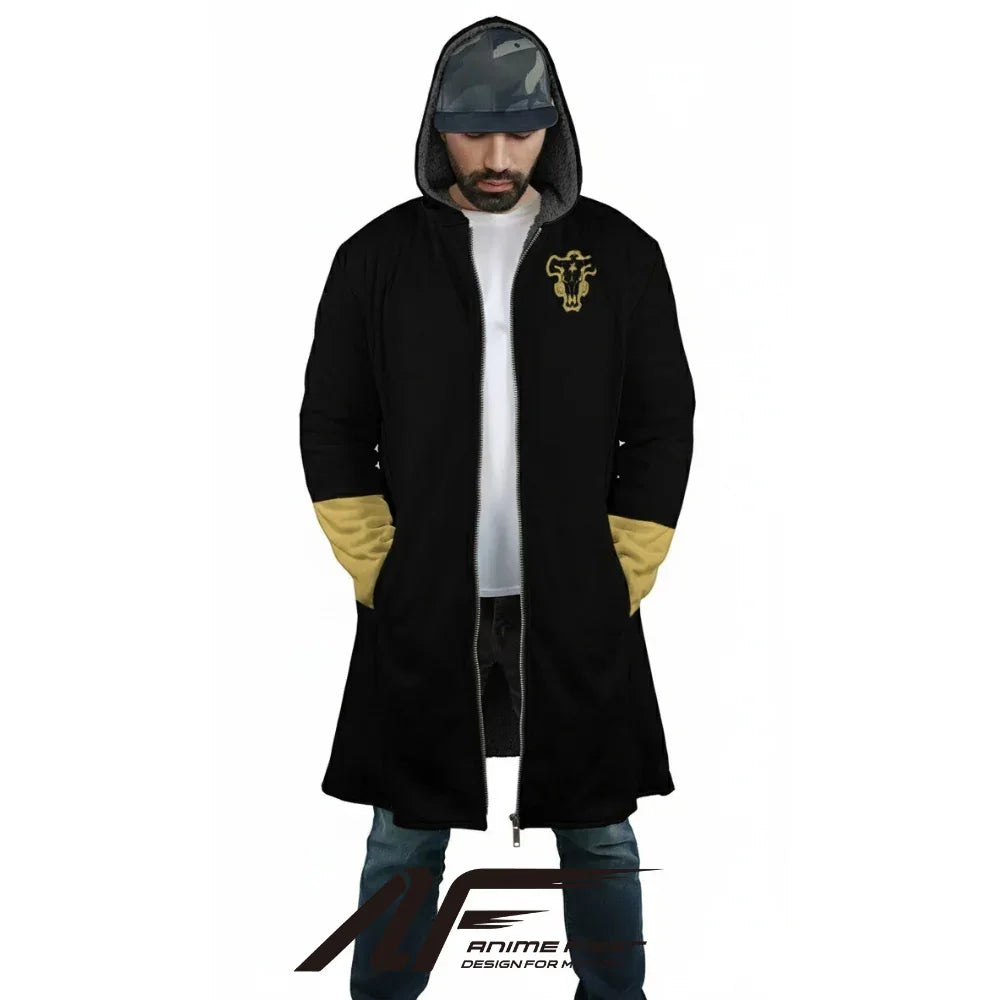 Black Clover Black Bulls Anime Hoodie Coat | Dream Cloak - ANIME FIBER