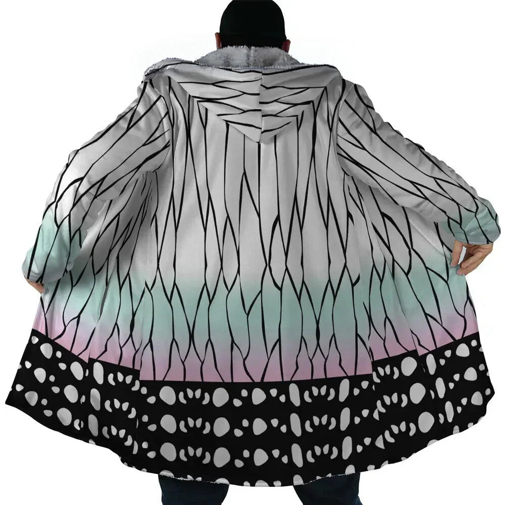 Demon Slayer Shinobu Kocho Anime Hoodie Coat | Dream Cloak - ANIME FIBER