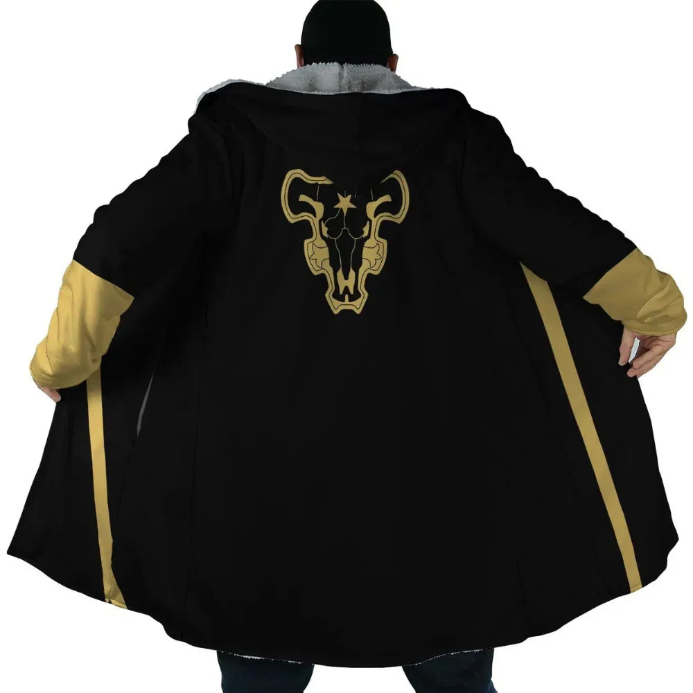 Black Clover Black Bulls Anime Hoodie Coat | Dream Cloak - ANIME FIBER
