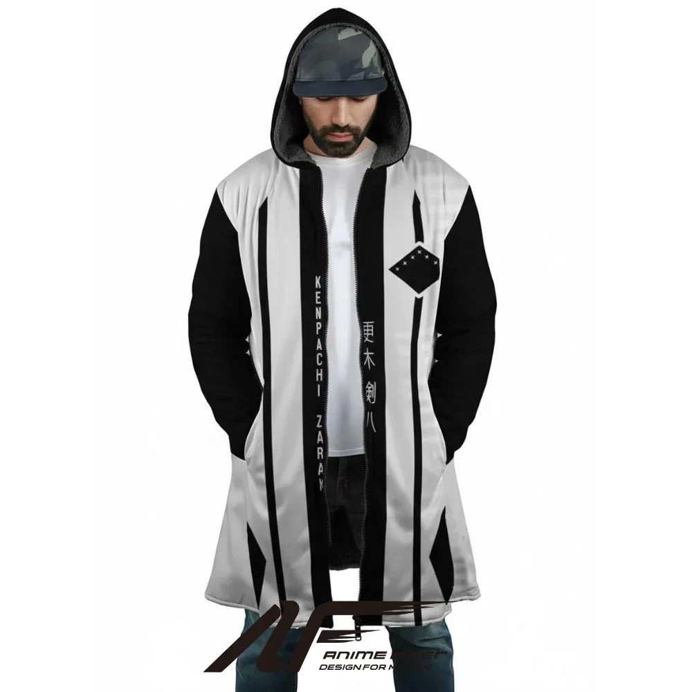 Bleach Kenpachi Zaraki Anime Hoodie Coat | Dream Cloak - ANIME FIBER