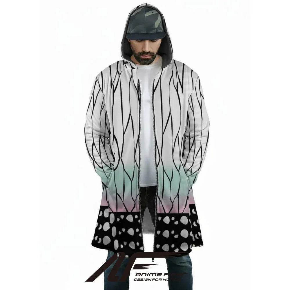 Demon Slayer Shinobu Kocho Anime Hoodie Coat | Dream Cloak - ANIME FIBER