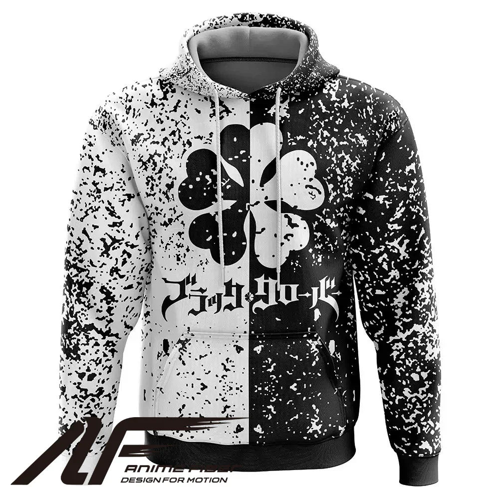 Black Clover Five Leaf Clover Hoodie - ANIME FIBER