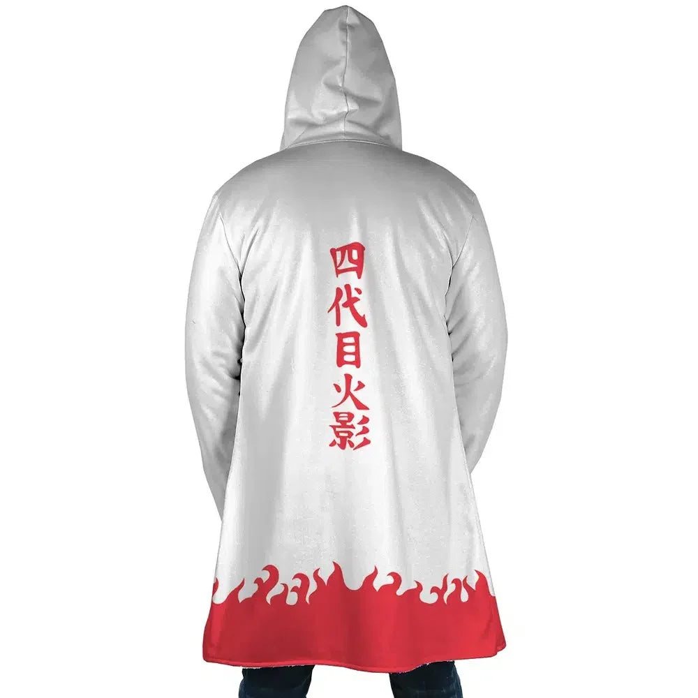 Naruto Shippuden Minato Namikaze Anime Hoodie Coat | Dream Cloak - ANIME FIBER