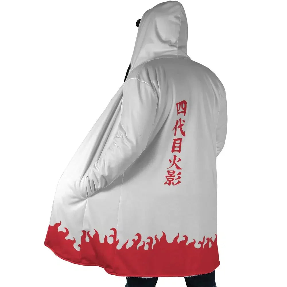 Naruto Shippuden Minato Namikaze Anime Hoodie Coat | Dream Cloak - ANIME FIBER
