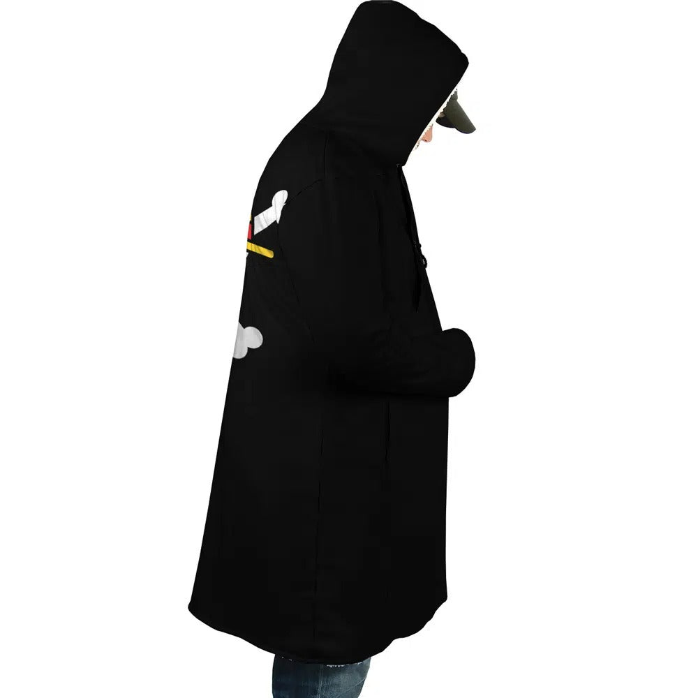 One Piece Straw Hat Jolly Roger Anime Hoodie Coat | Dream Cloak