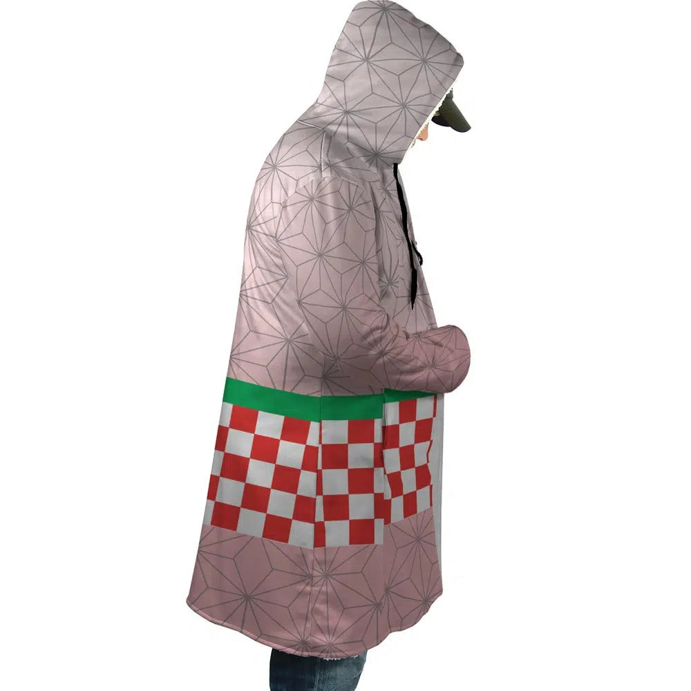 Demon Slayer Nezuko Kamado Anime Hoodie Coat | Dream Cloak