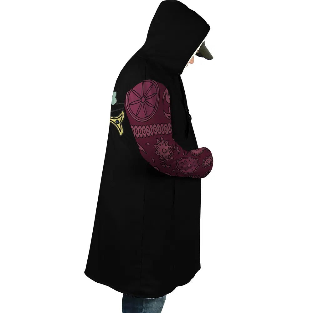 One Piece Dracule Mihawk Anime Hoodie Coat | Dream Cloak