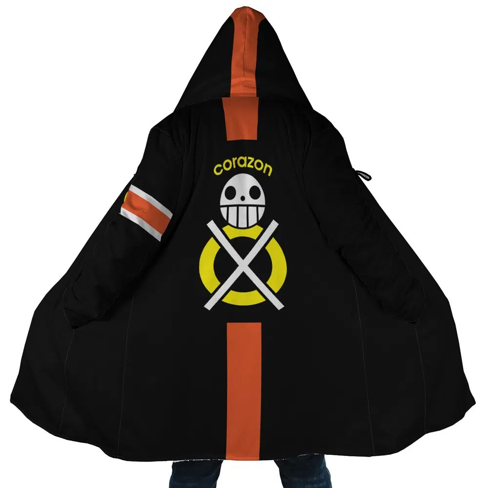 One Piece Trafalgar D. Water Law Timeskip Dressrosa Anime Hoodie Coat | Dream Cloak