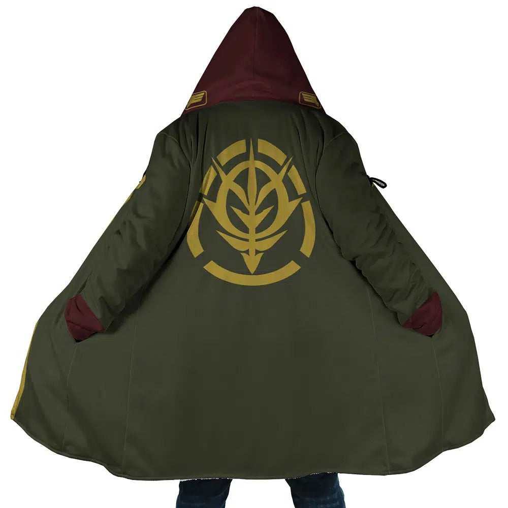 Gundam Mobile Suit Zeon Uniform Anime Hoodie Coat | Dream Cloak
