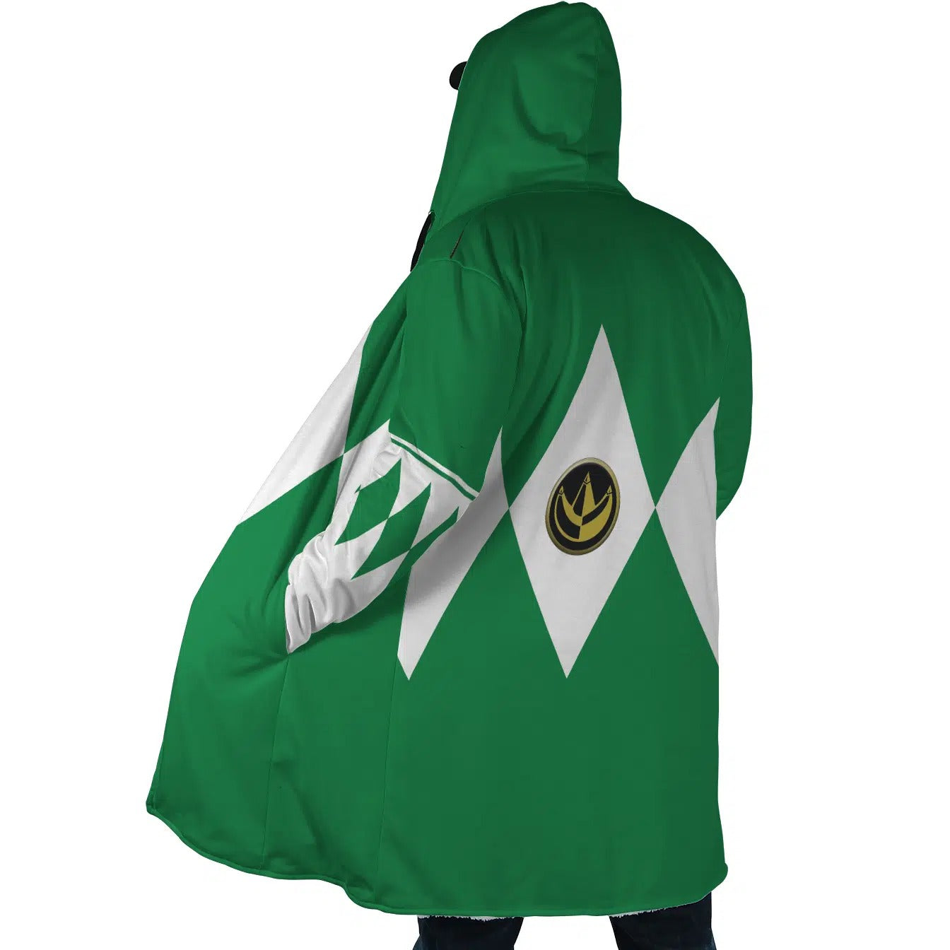 Power Rangers Green Ranger Mighty Morphin Anime Hoodie Coat | Dream Cloak