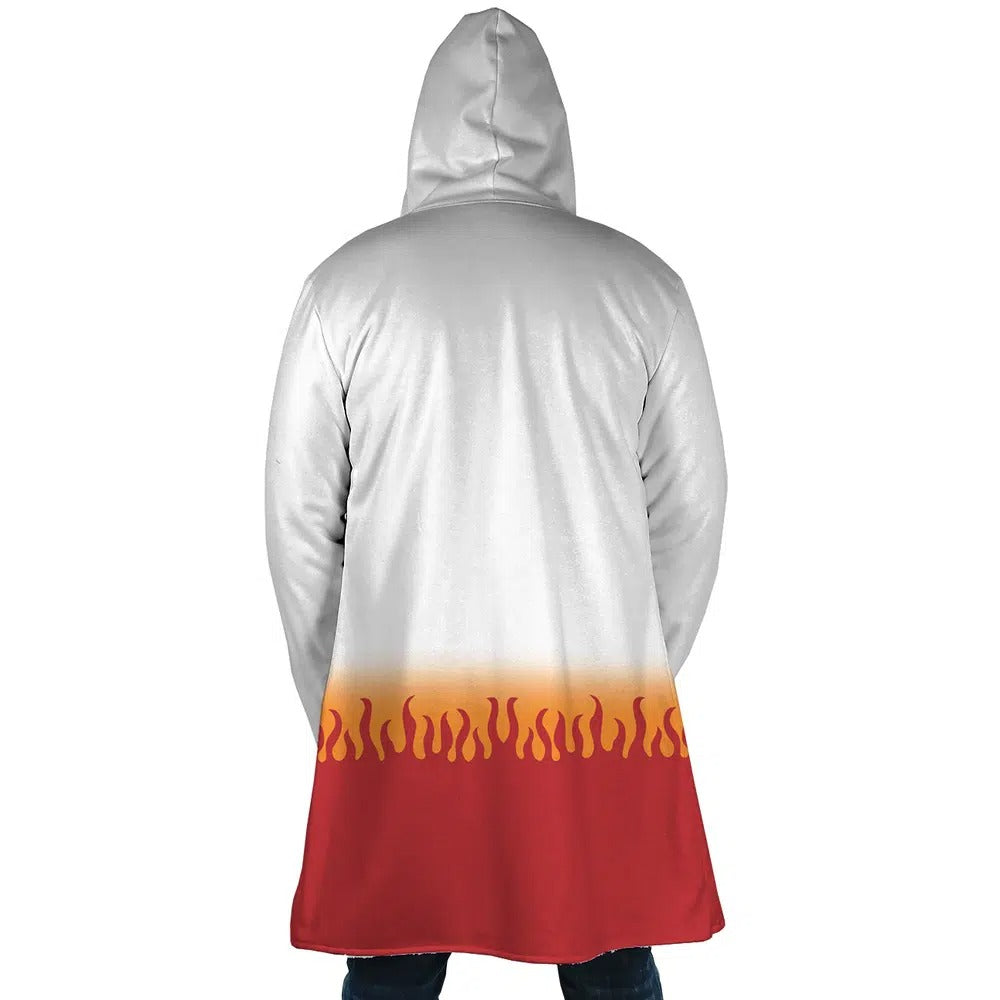Demon Slayer Kyojuro Rengoku Flame Hashira Anime Hoodie Coat | Dream Cloak
