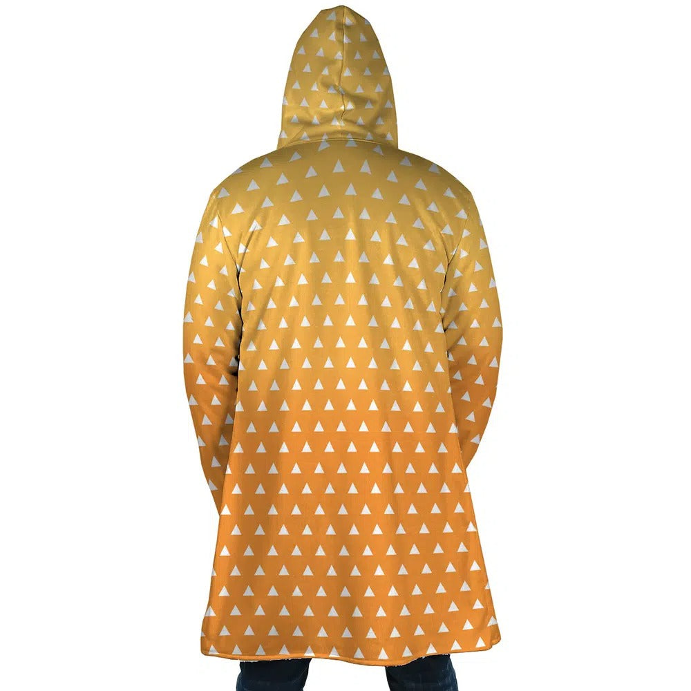 Demon Slayer Zenitsu Agatsuma Anime Hoodie Coat | Dream Cloak
