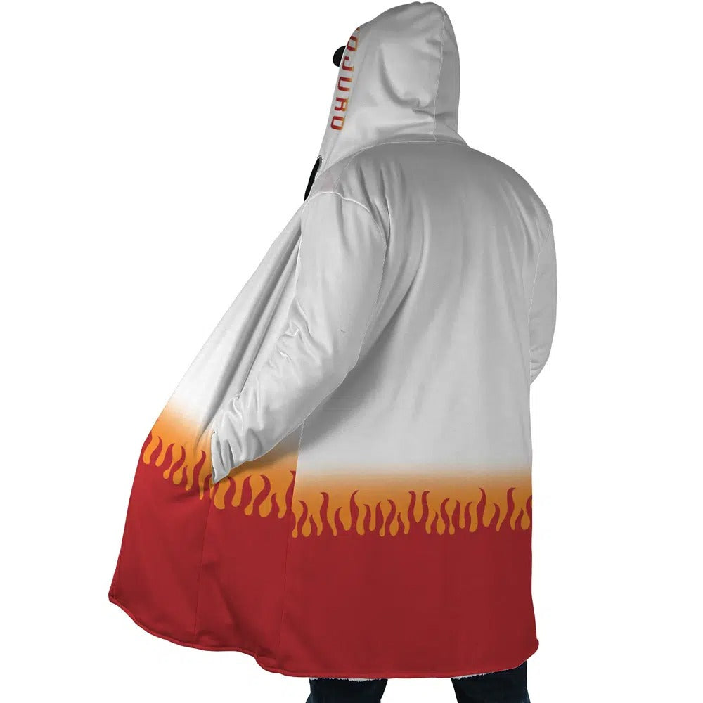 Demon Slayer Kyojuro Rengoku Flame Hashira Anime Hoodie Coat | Dream Cloak
