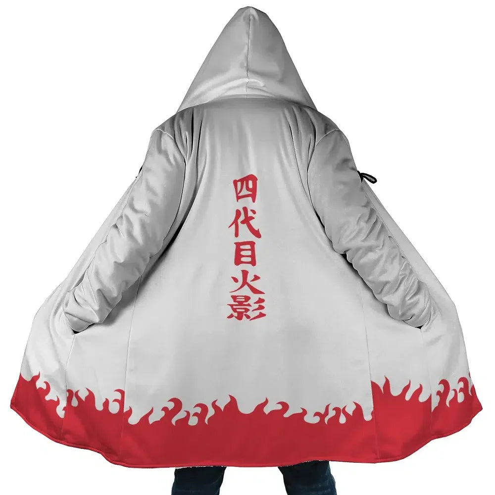 Naruto Shippuden Minato Namikaze Anime Hoodie Coat | Dream Cloak - ANIME FIBER
