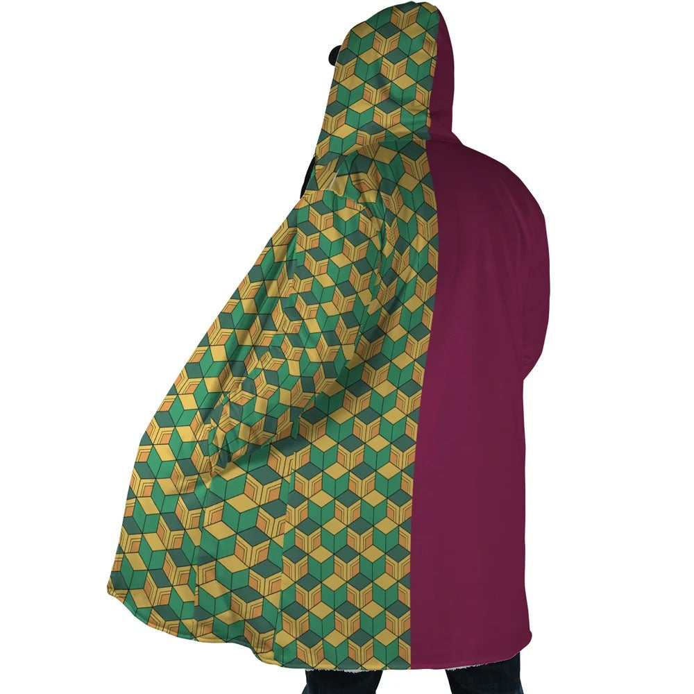 Demon Slayer Giyu Tomioka Water Hashira Anime Hoodie Coat | Dream Cloak