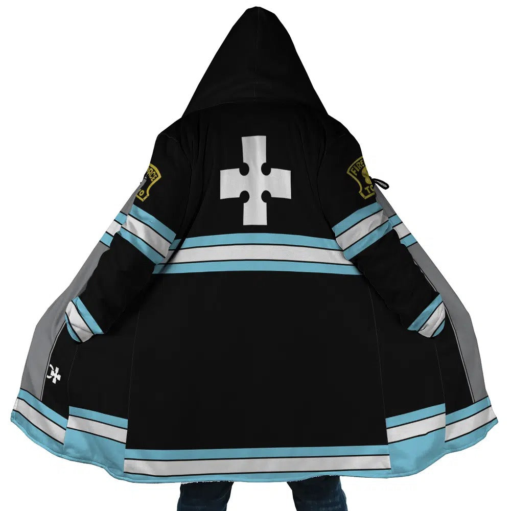Fire Force Company 8 Anime Hoodie Coat | Dream Cloak