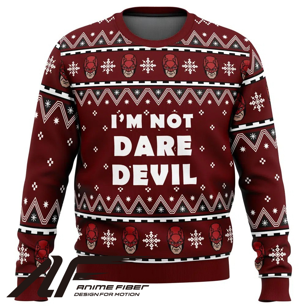 Sweat-shirt de Noël Marvel Je ne suis pas Daredevil