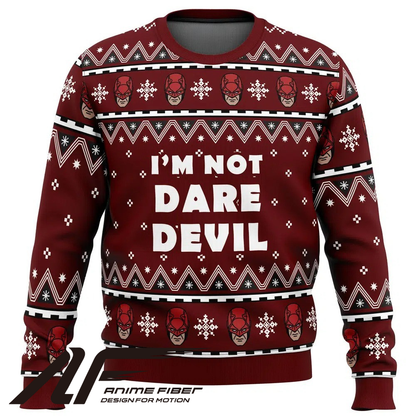 Sweat-shirt de Noël Marvel Je ne suis pas Daredevil