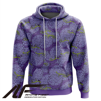 One Piece Gomu Gomu No Mi Hoodie - ANIME FIBER