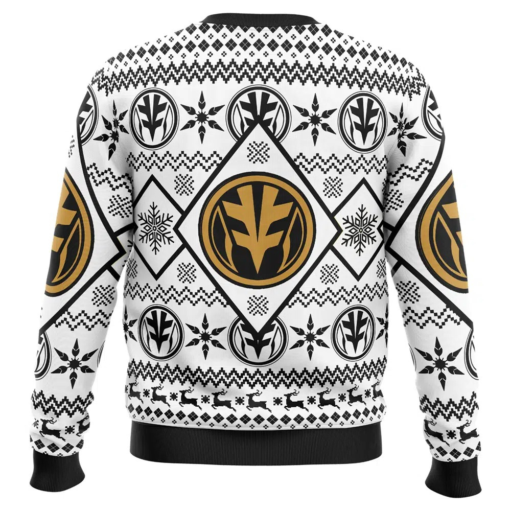Power Rangers White Ranger Christmas Sweatshirt