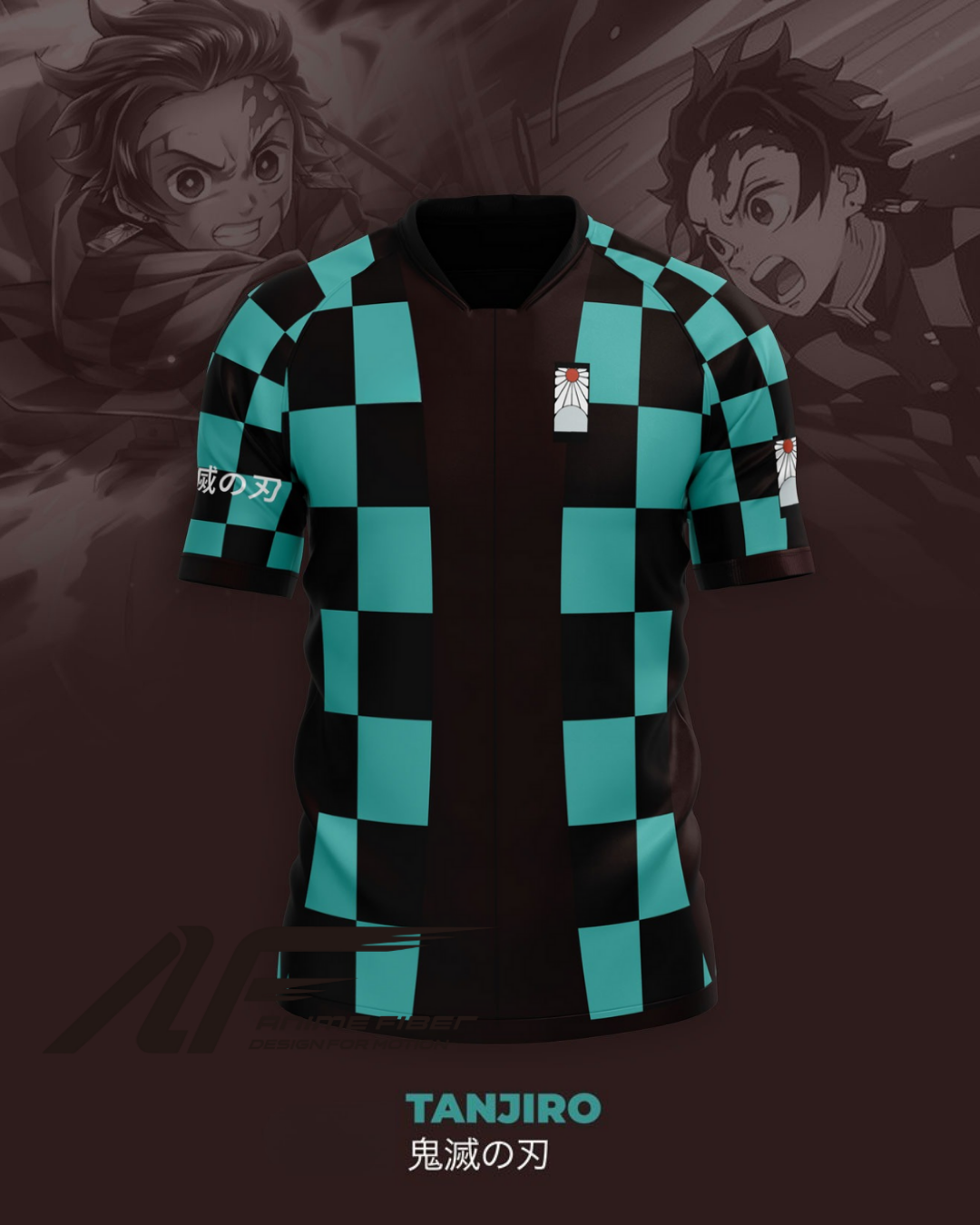 Tanjiro Kamado Jersey | Demon Slayer Anime Jersey