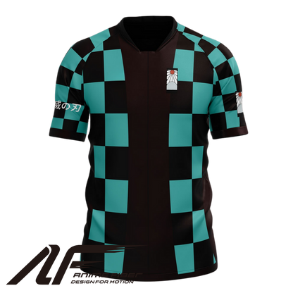 Tanjiro Kamado Soccer Jersey | Demon Slayer Anime Jersey