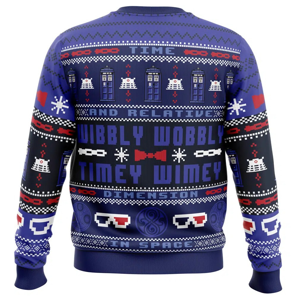 Doctor Who Timey Wimey Christmas Sweatshirt