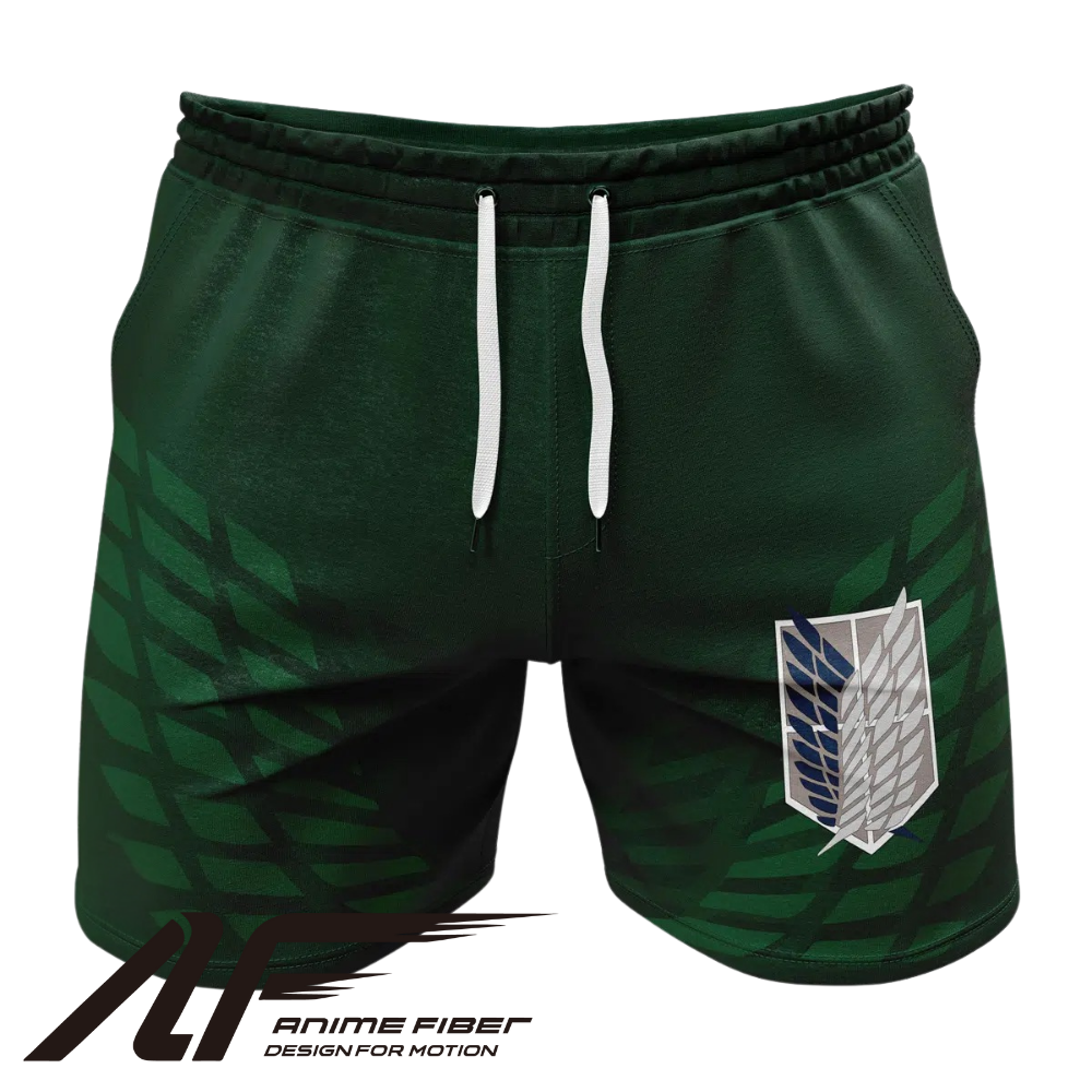 Attack on Titan Survey Corps Gym Shorts