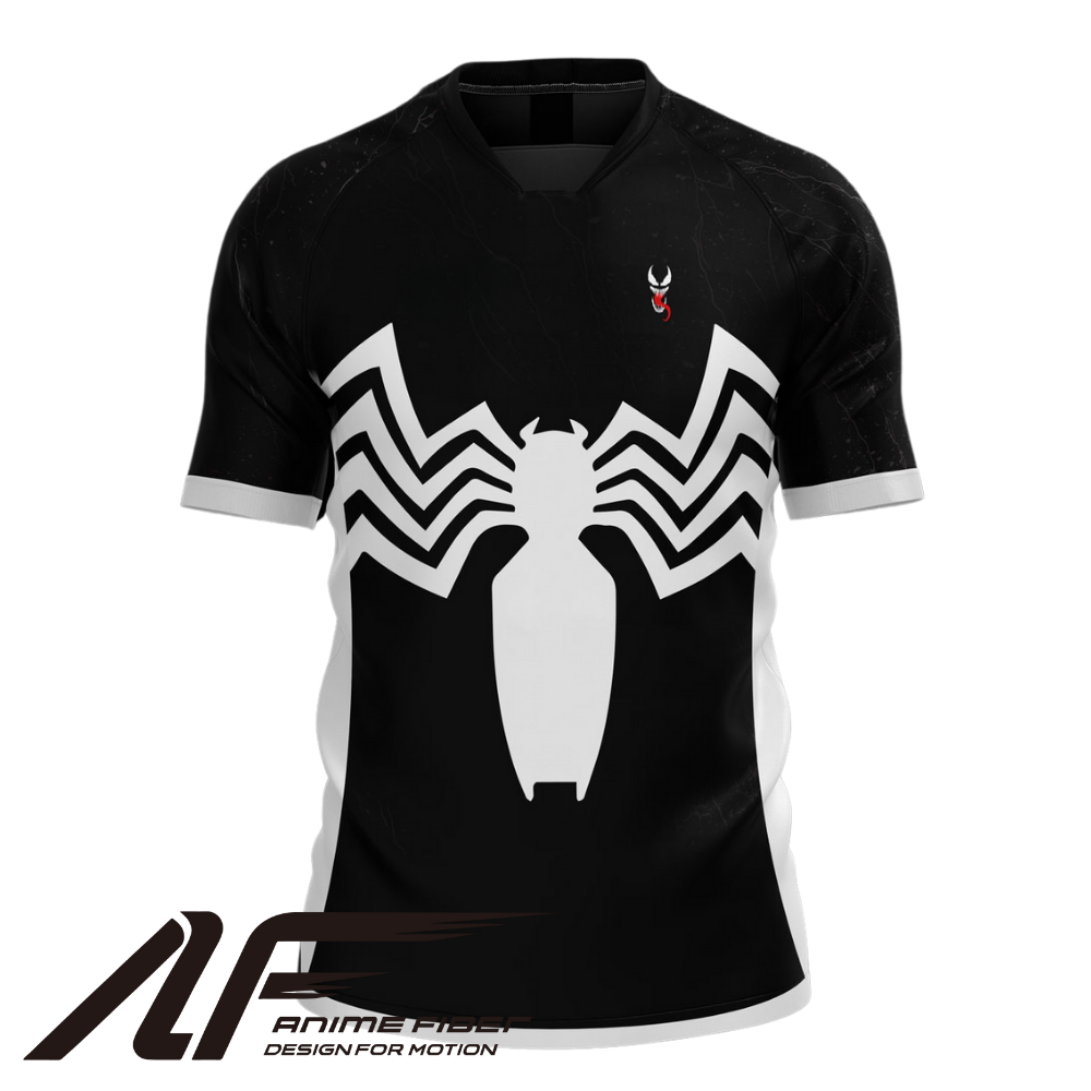 Front view of anime-inspired soccer jersey from Anime Fiber.
