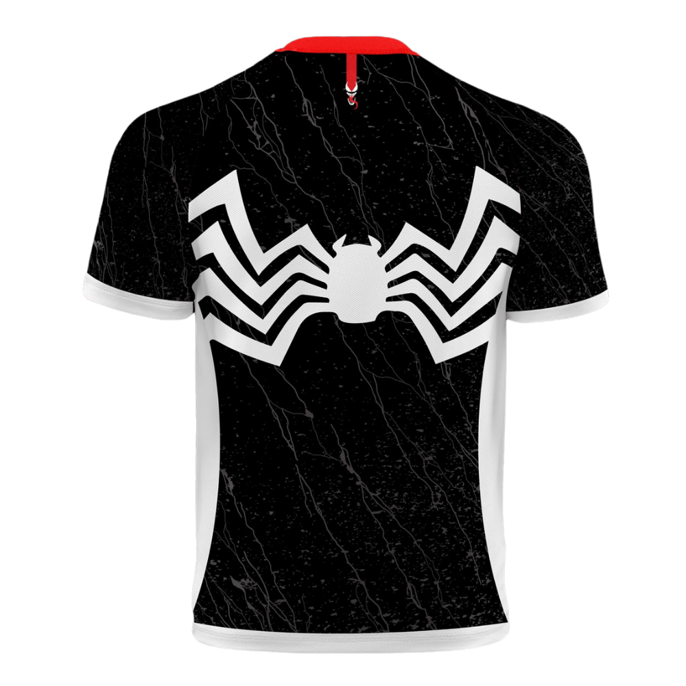 Back view of anime-inspired soccer jersey by Anime Fiber.