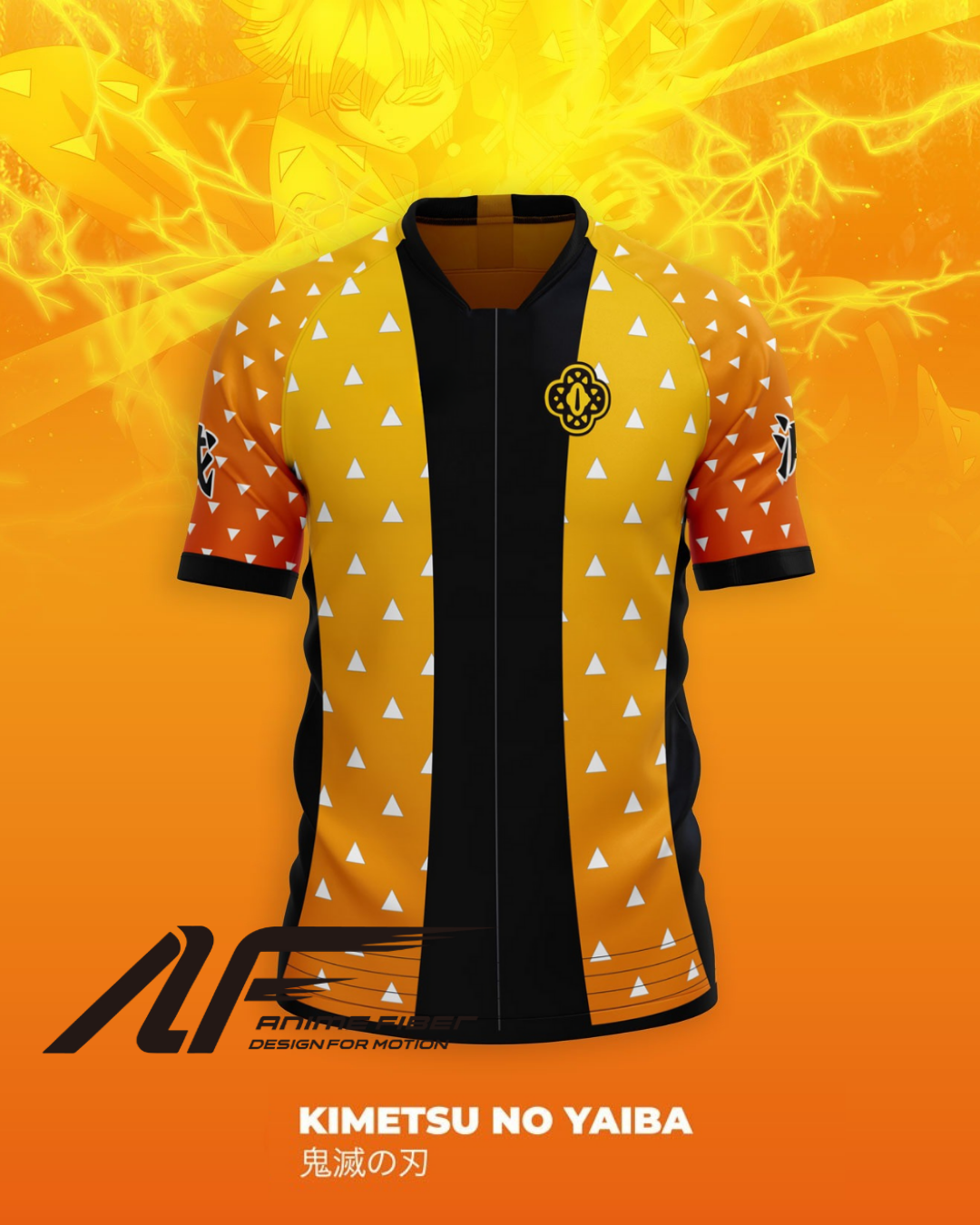 Zenitsu Agatsuma Jersey | Demon Slayer Anime Jersey