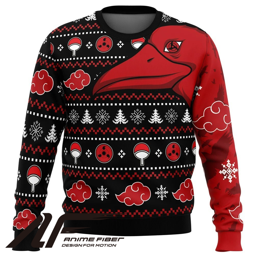 Akatsuki Itachi Symbolic Crows Christmas Sweatshirt