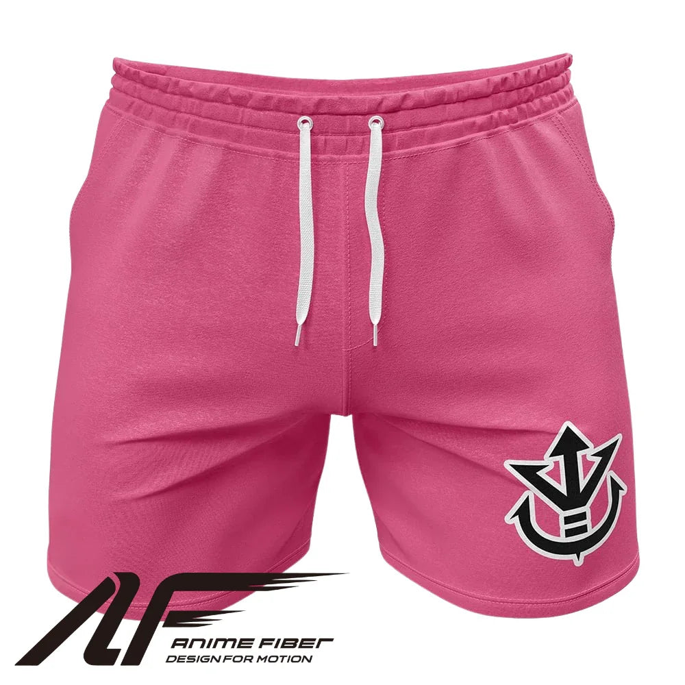 Dragon Ball Z Pink Badman Vegeta Gym Shorts