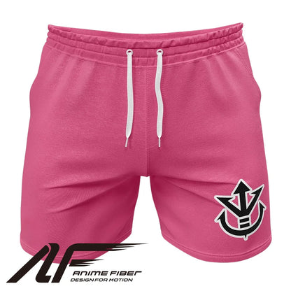 Dragon Ball Z Pink Badman Vegeta Gym Shorts