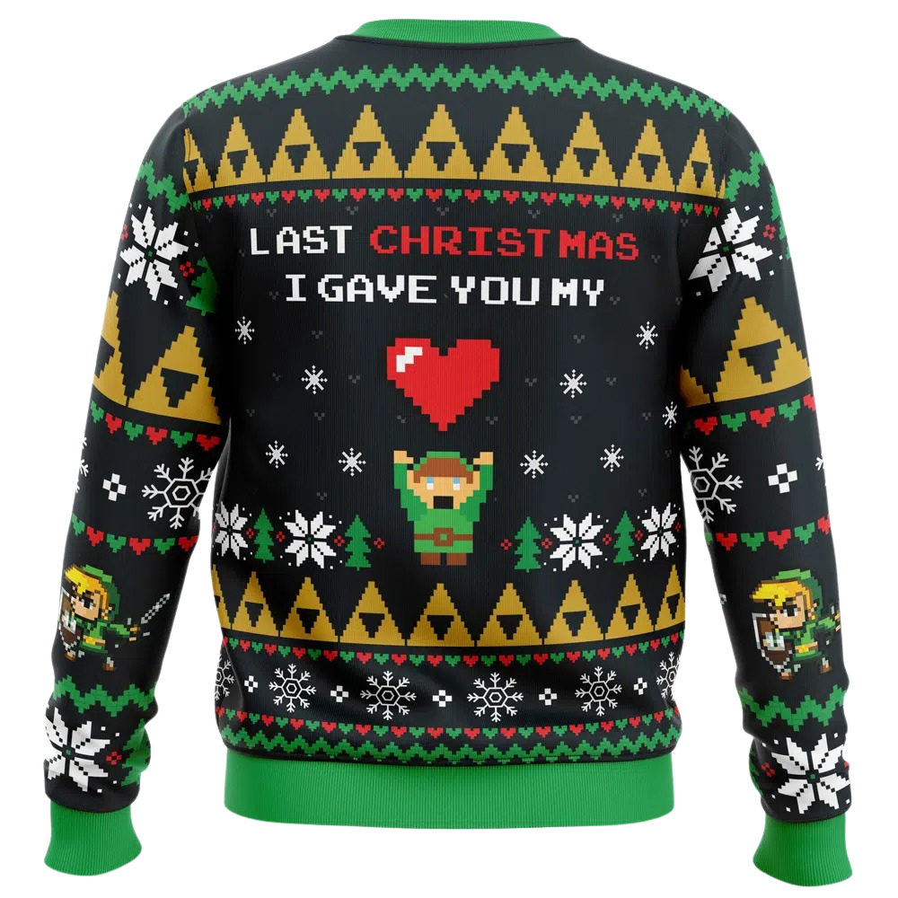 Zelda Link To My Heart Christmas Sweatshirt