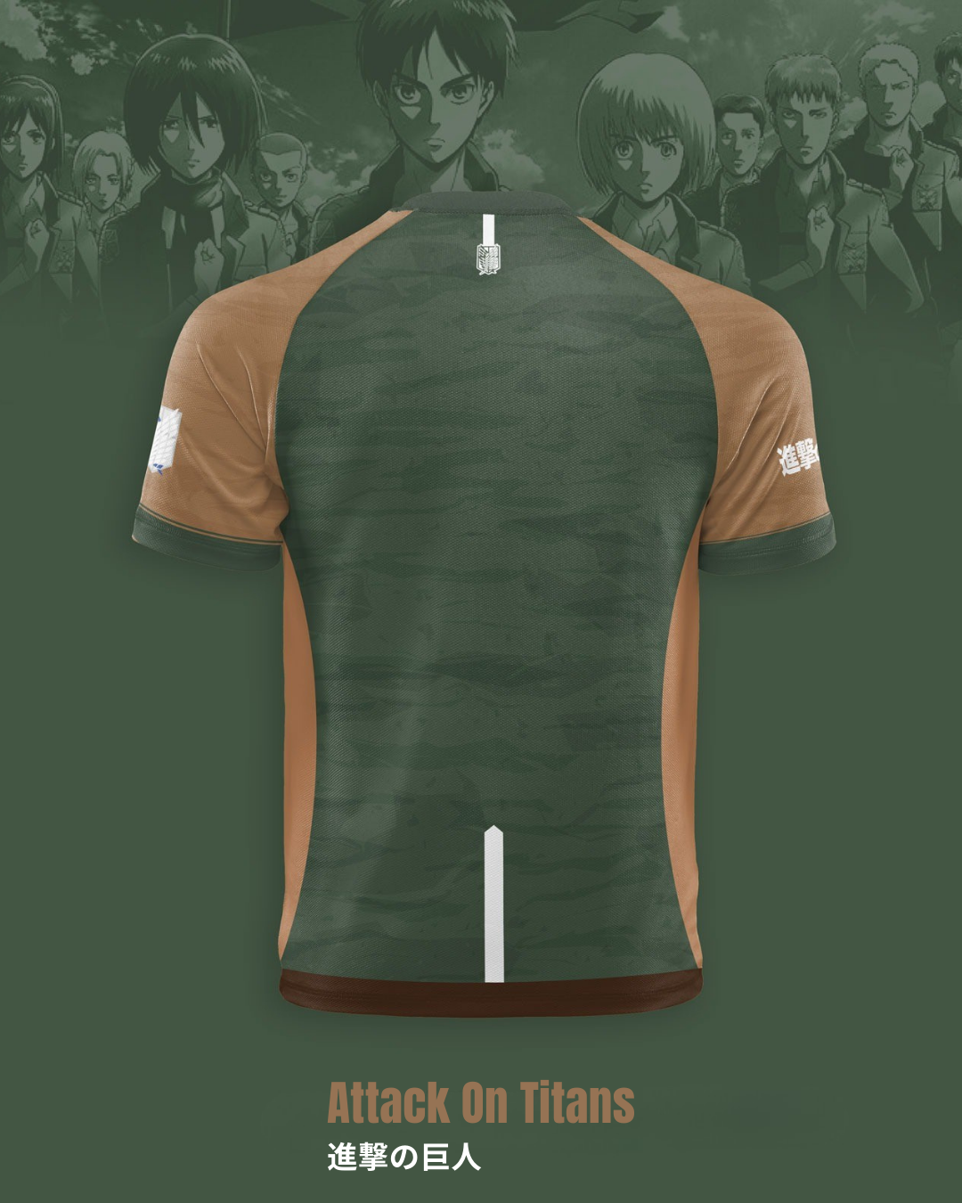 Survey Corps Soccer Jersey | Attack on Titan Anime Jersey