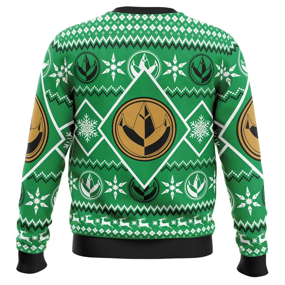 Power Rangers Green Ranger Christmas Sweatshirt