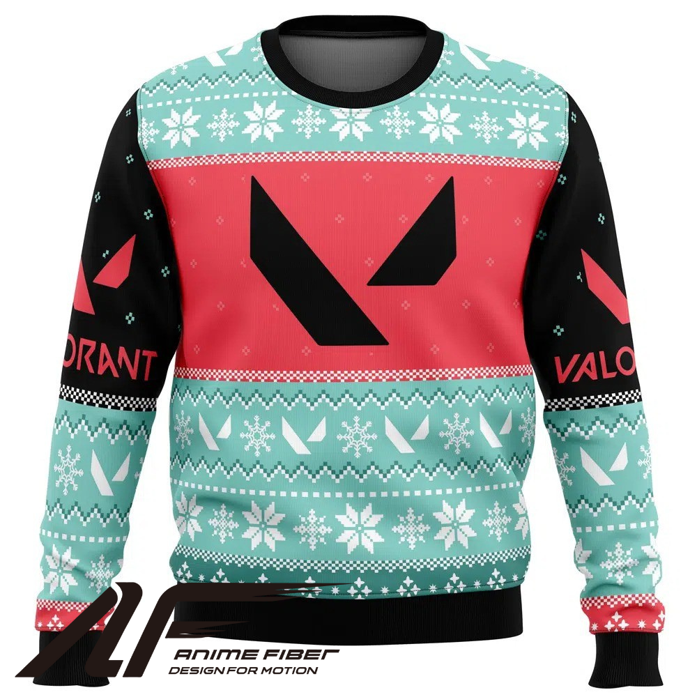 Valorant Play As One Christmas Sweatshirt